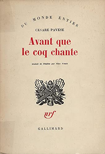 9782070249541: Avant que le coq chante