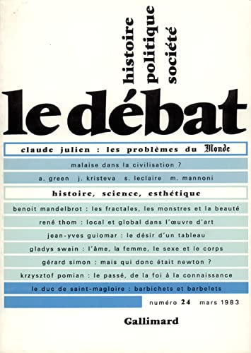 9782070250790: Le dbat, numro 24, mars 1983