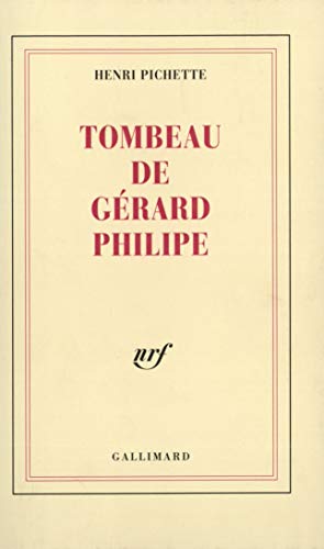 Imagen de archivo de Tombeau de Grard Philipe a la venta por medimops