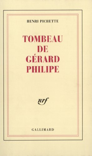 Stock image for Tombeau de Grard Philipe for sale by medimops