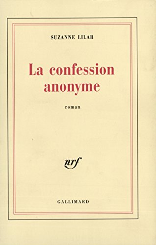 Stock image for La confession anonyme for sale by Ammareal