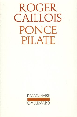 Beispielbild fr Ponce Pilate zum Verkauf von RECYCLIVRE
