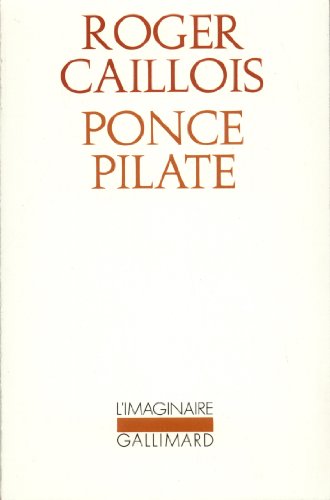 Stock image for Ponce Pilate for sale by Mli-Mlo et les Editions LCDA