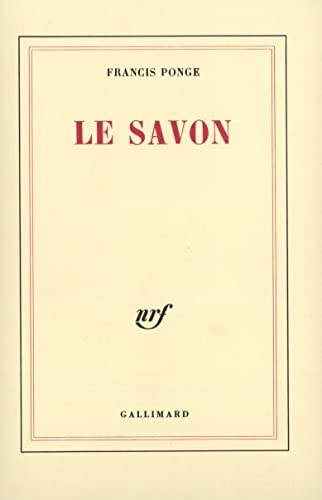LE SAVON (9782070251681) by PONGE, FRANCIS