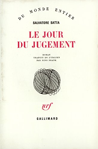 Stock image for LE JOUR DU JUGEMENT (DU MONDE ENTIER) for sale by Librairie l'Aspidistra