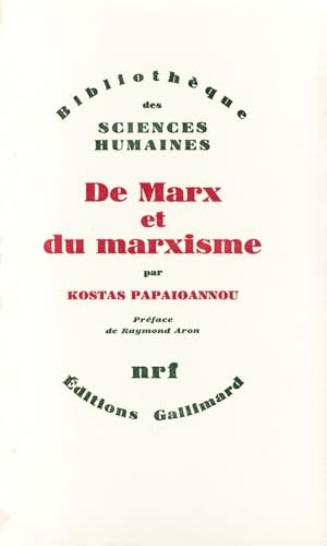 Stock image for De Marx et du marxisme for sale by Gallix