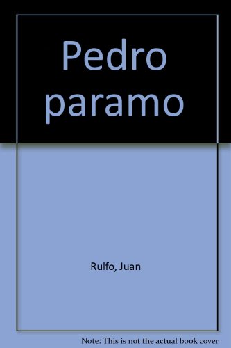 PEDRO PARAMO (LA CROIX DU SUD) (9782070256211) by [???]