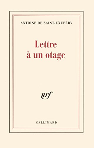 9782070256617: Lettre  un otage