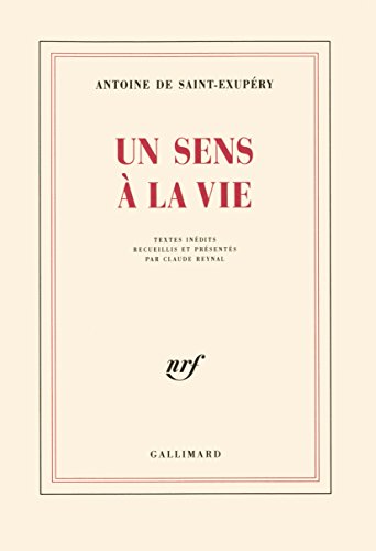 9782070256679: Un sens  la vie (French Edition)