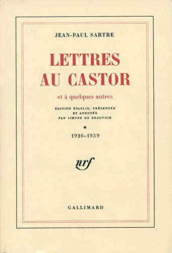 Stock image for Lettres au Castor et a quelques autres 1: 1926-1939 for sale by WorldofBooks