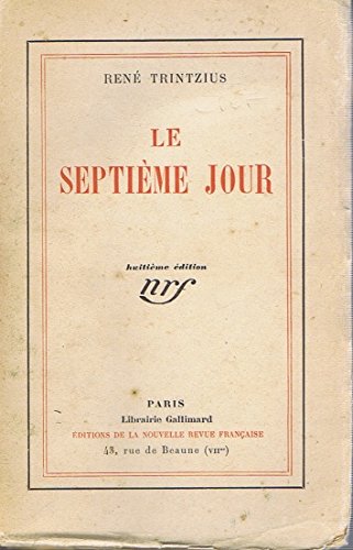 9782070263707: LE SEPTIEME JOUR (BLANCHE)