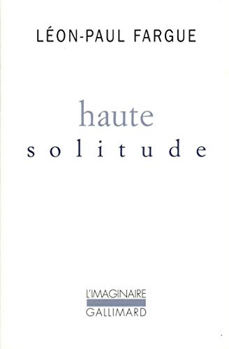 9782070266357: Haute solitude