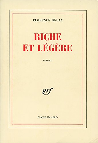 Riche et légère (dédicacé)