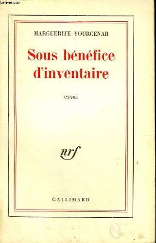 9782070267248: SOUS BENEFICE D'INVENTAIRE (BLANCHE)
