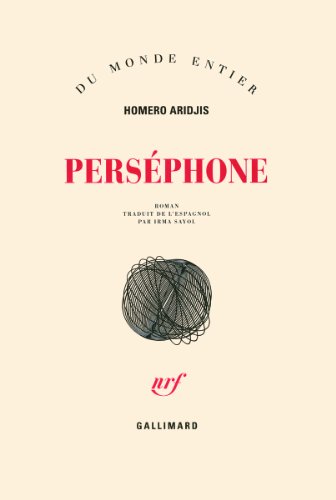 PersÃ©phone (9782070267736) by Aridjis, Homero