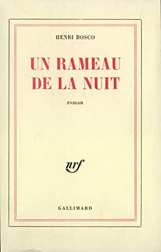 9782070268429: Un rameau de la nuit