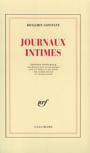 9782070269211: Journaux intimes