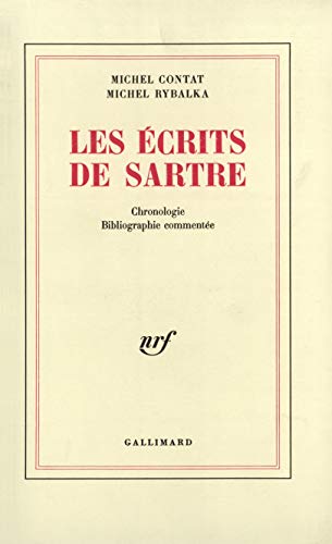 9782070269327: Les crits de Sartre: Chronologie et bibliographie commente
