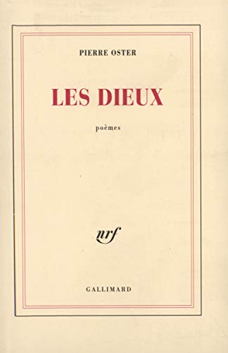Beispielbild fr Les Dieux: Pomes 1963-1968 zum Verkauf von Gallix