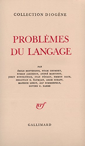 9782070272587: Problmes du langage