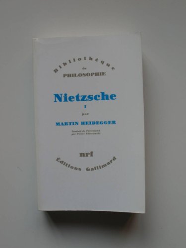 9782070278978: Nietzsche.: Tome 1