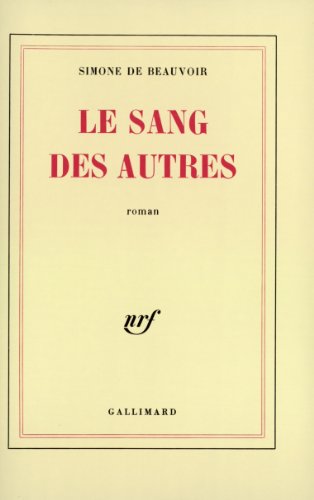 Stock image for Le Sang des autres for sale by Better World Books
