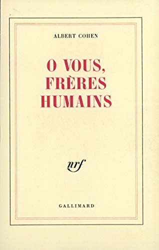 9782070282074:  vous, frres humains