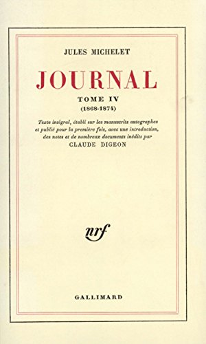 9782070282227: Journal: 1868-1874 (4)