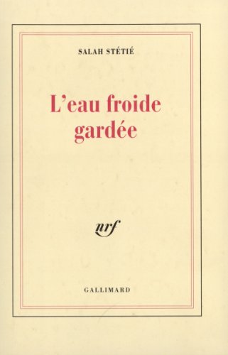 Beispielbild fr L'Eau froide garde zum Verkauf von Gallix