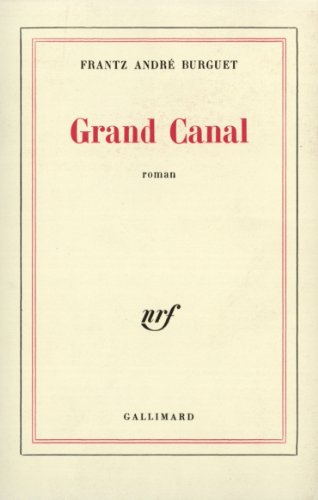 Stock image for GRAND CANAL for sale by Librairie Th  la page