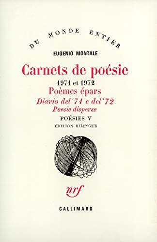 PoÃ©sies (5) (9782070286423) by Montale, Eugenio