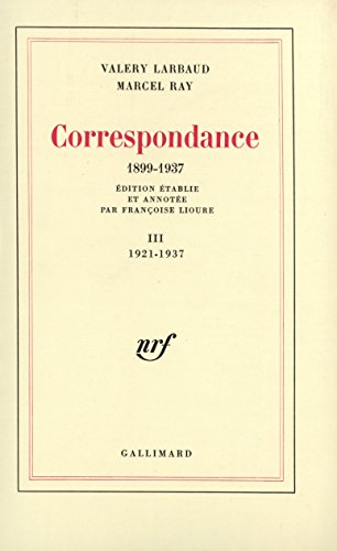 Stock image for CORRESPONDANCE. Tome 3 for sale by Revaluation Books
