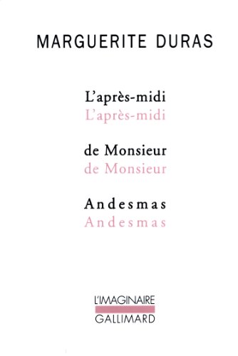 Beispielbild fr L'apres-midi de Monsieur Andesmas (French Edition) zum Verkauf von SecondSale