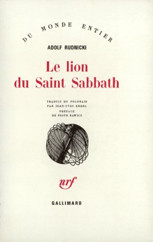 Beispielbild fr Le Lion du Saint Sabbath zum Verkauf von Ammareal