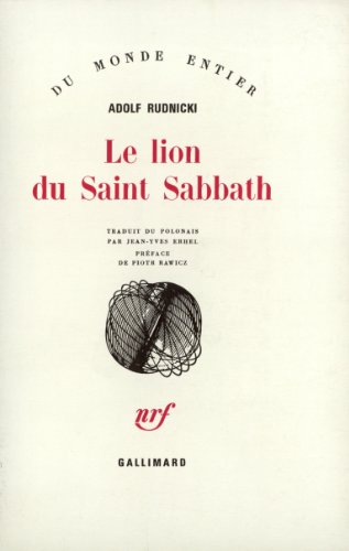 9782070288106: Le Lion du Saint Sabbath