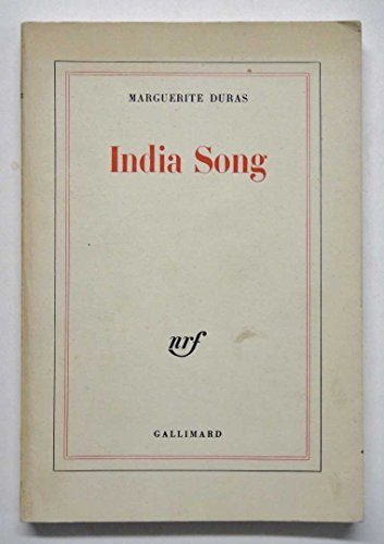 Beispielbild fr India Song: TEXTE THEATRE FILM zum Verkauf von WorldofBooks