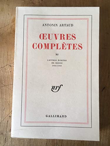 9782070289677: Œuvres compltes (Tome 11)