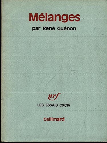 9782070291632: MELANGES (LES ESSAIS)