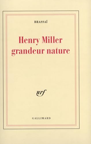 9782070293414: Henry Miller grandeur nature