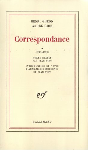 Stock image for Correspondance avec Henri Ghon 1897-1903 et 1904-1944 for sale by LeLivreVert