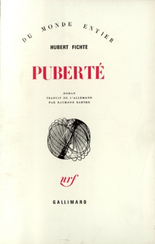 PubertÃ© (9782070295241) by Fichte, Hubert