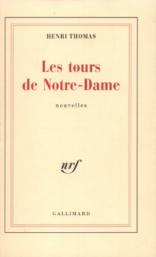 Les Tours de Notre-Dame (9782070296279) by Thomas, Henri
