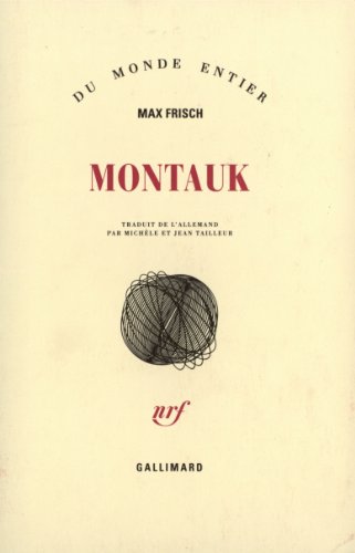 Montauk: Un rÃ©cit (9782070298594) by Frisch, Max