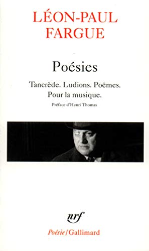Beispielbild fr Posies Tancrede Ludions Poemes Pour la musique zum Verkauf von medimops
