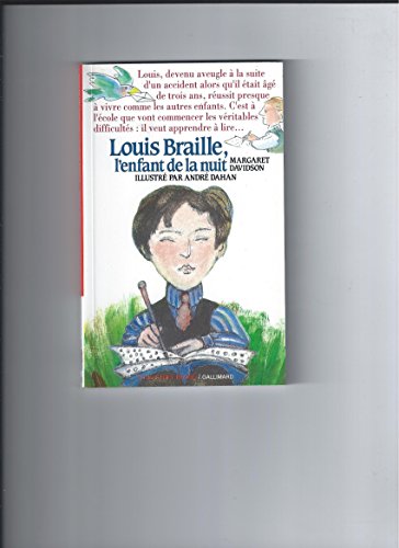 9782070312252: Louis Braille l'enfant de la nuit (FOLIO CADET ROUGE)