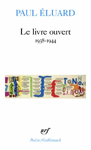 9782070321322: Le livre ouvert: (1938-1944)