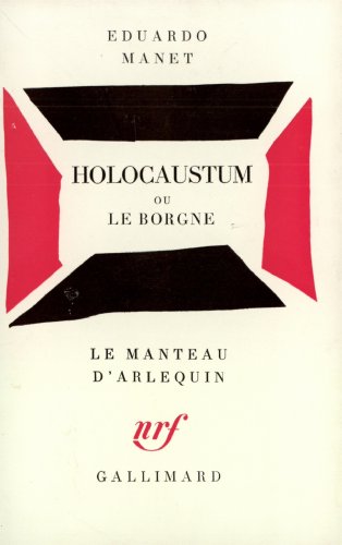 9782070321391: Holocaustum ou Le borgne