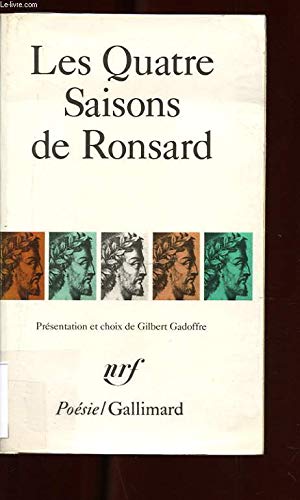 Imagen de archivo de Les Quatre Saisons de Ronsard a la venta por Ammareal