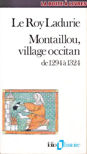 Beispielbild fr Montaillou, Village Occitan De 1294 a 1324 zum Verkauf von Wonder Book