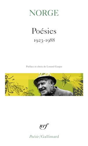 Stock image for Poesies 1923 1988 (Poesie/Gallimard) for sale by Ammareal